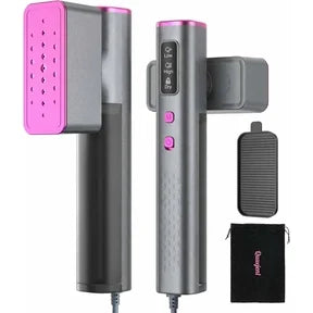 Dr. FLASH HANDY GARMENT STEAMER WITH 2-IN-1 PROFESSIONAL GARMENT STEAMER MINI TRAVEL GARMENT STEAMER